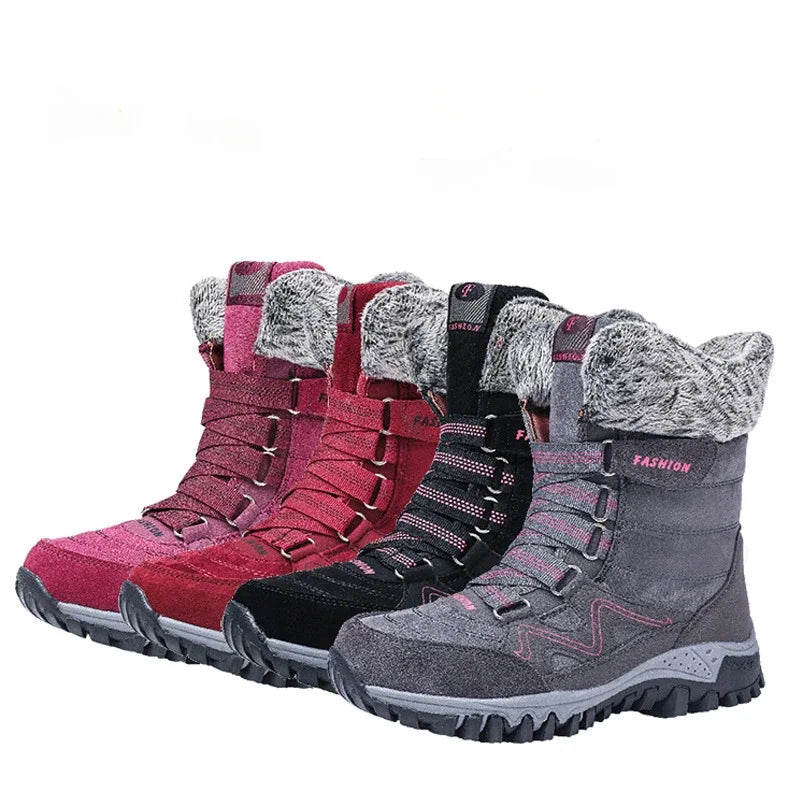PlushWarm Waterproof Women's Snow Ankle Boots ATHLEXES