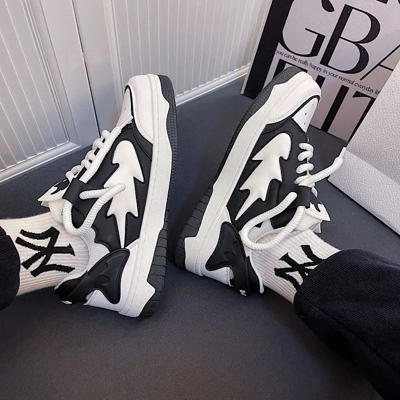 Retro Chic Contrast Sneakers for Women and Men ATHLEXES