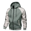 Vibrant Spring Color Block Hoodie Jacket for Men ATHLEXES