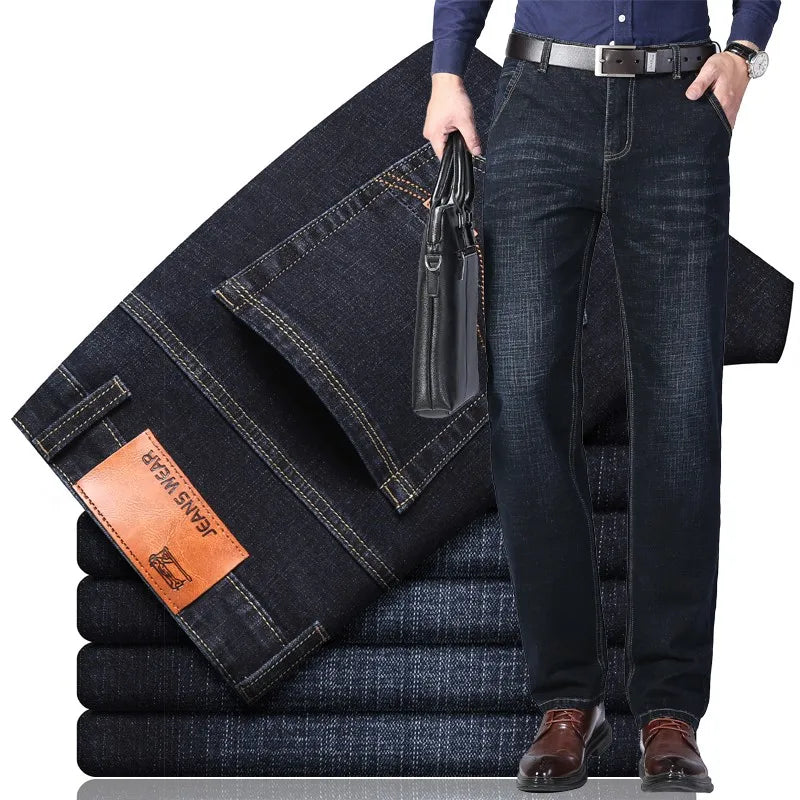 Elite Stretch Business Denim Trousers for Men ATHLEXES