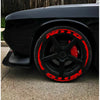 TireGlow Personalized Lettering Stickers Set ATHLEXES