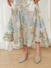Floral Elegance Organza Mermaid Maxi Dress ATHLEXES