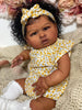 NPK 24inch Lifelike Dark Skin Reborn Baby Doll ATHLEXES