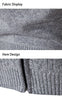 Velvet Warmth High Collar Cardigan for Men - Winter Knitwear ATHLEXES