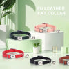 Engraved Luxury PU Leather Cat Collar ATHLEXES
