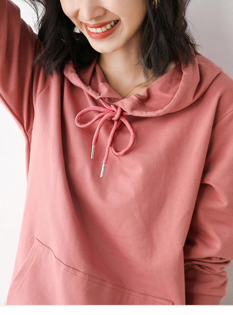CozyCotton Loose Fit Hoodie for Women ATHLEXES