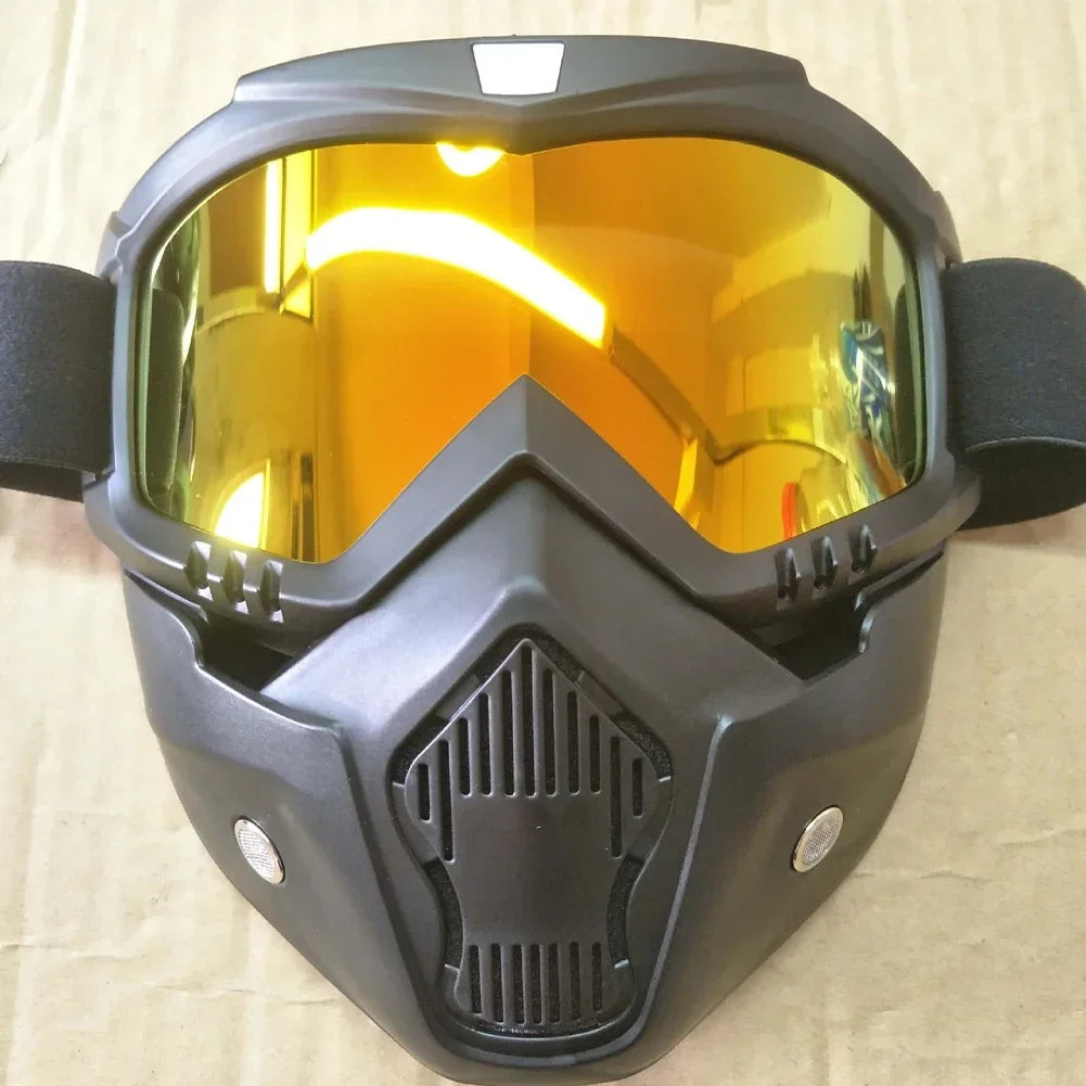 Ultimate UV400 Motorcycle Goggles with Mouthpiece ATHLEXES