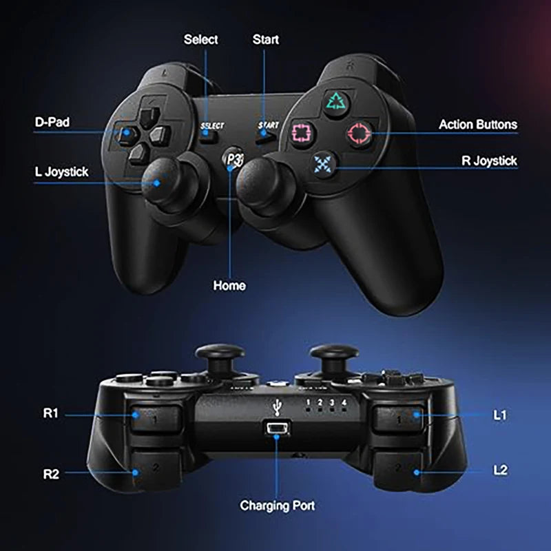 Bluetooth Wireless Gamepad for PS3 Console ATHLEXES