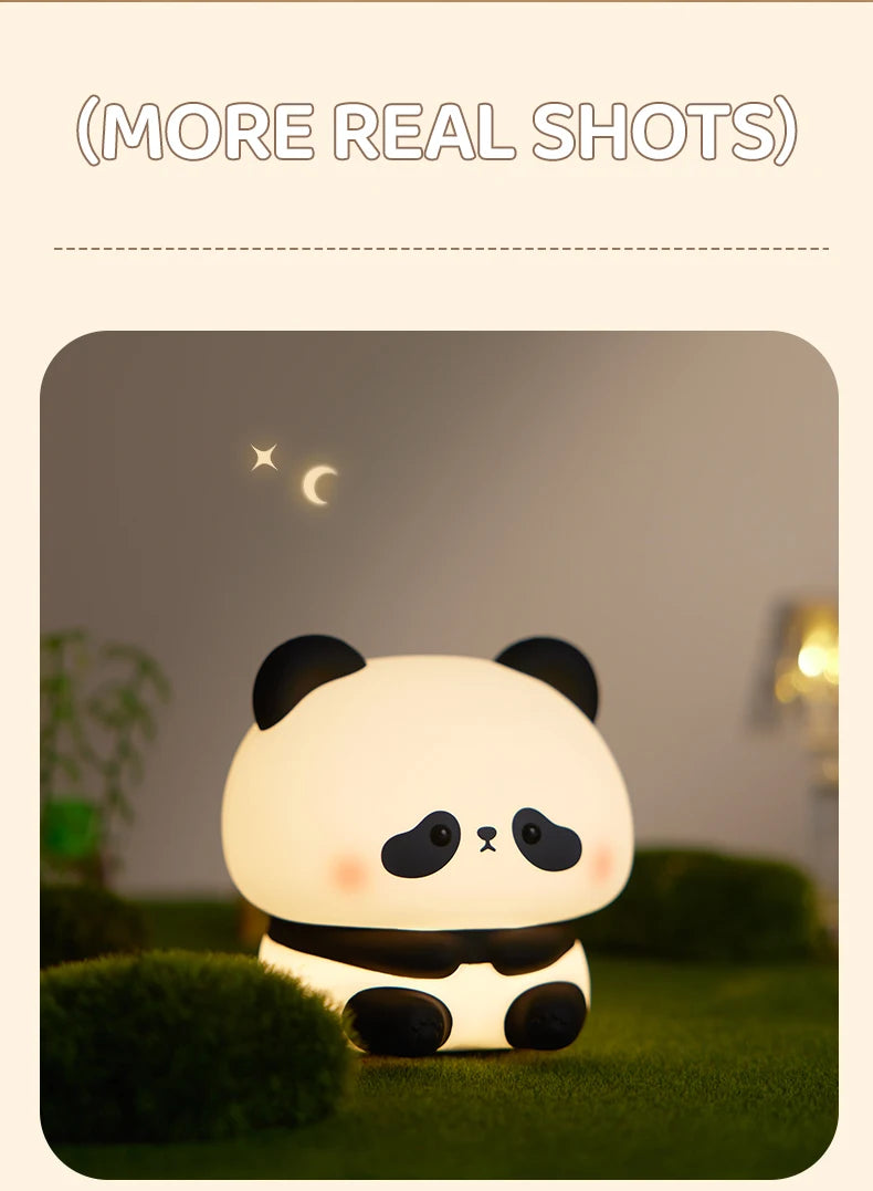 Panda Glow LED Night Light for Kids' Rooms ATHLEXES