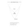 CANNER 925 Silver Devil Eyes Blue Zircon Pendant Necklace ATHLEXES