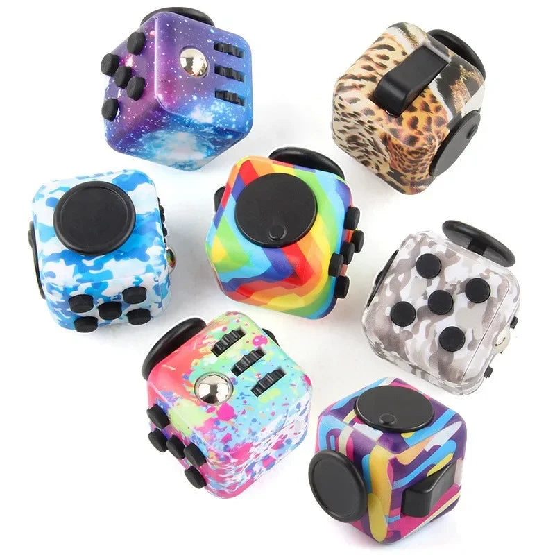 Colorful Fidget Dice for Stress Relief and Focus ATHLEXES
