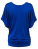 Chic Summer V-Neck Batwing Tee for Women S-5XL ATHLEXES