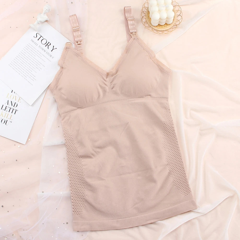 Elegant Summer Nursing Tank for Moms ATHLEXES