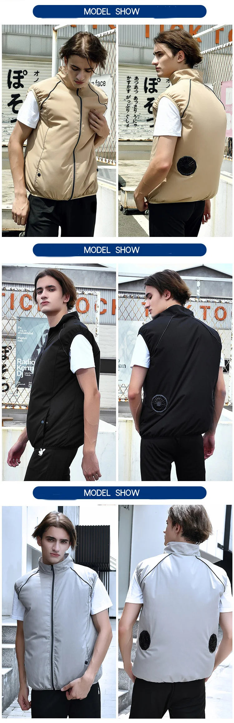 CoolBreeze Summer Cooling Vest for Men ATHLEXES