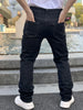 Trendy Men's Wide Leg Checkered Jeans ATHLEXES
