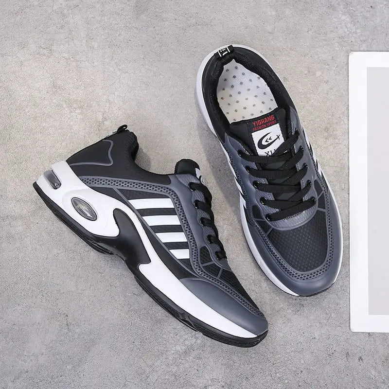 BreezeRun Fashion Black White Men's Sneakers ATHLEXES