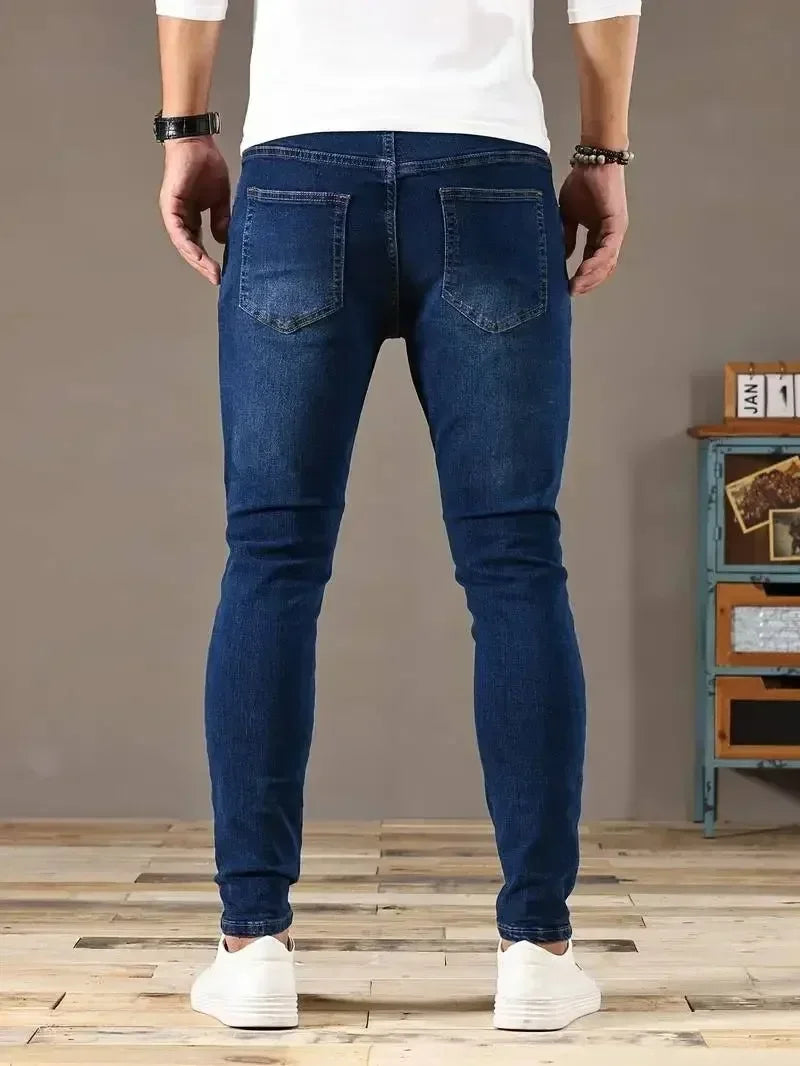 Classic Slim Fit Men's Denim Jeans ATHLEXES