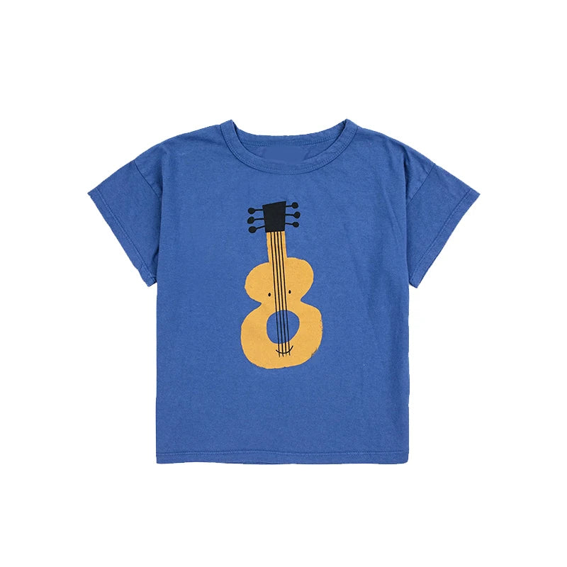 Korean Cotton Cartoon Tees for Kids 2025 Summer Collection ATHLEXES