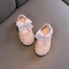 AINYFU Girls' Sequined Princess Shoes with Bowknot 2024 ATHLEXES