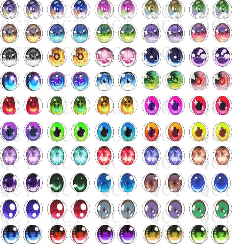 Dazzling Dragon Cat Eye Glass Cabochons - 50Pcs Set ATHLEXES