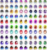 Dazzling Dragon Cat Eye Glass Cabochons - 50Pcs Set ATHLEXES