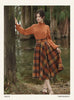 French Lady Vintage Plaid Sweater & High Waist Skirt Set ATHLEXES