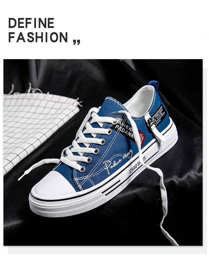 BreezeStep Canvas Sneakers for Men - Summer Comfort ATHLEXES