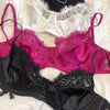 Sexy Underwear Set for Women Ultra-thin Lace Bra Thong ATHLEXES