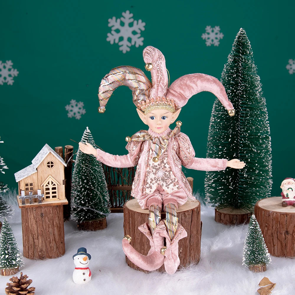 Festive Elf Plush Doll: Christmas Tree Ornament Gift ATHLEXES