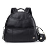 ChicBlack PU Diaper Backpack for Stylish Moms ATHLEXES