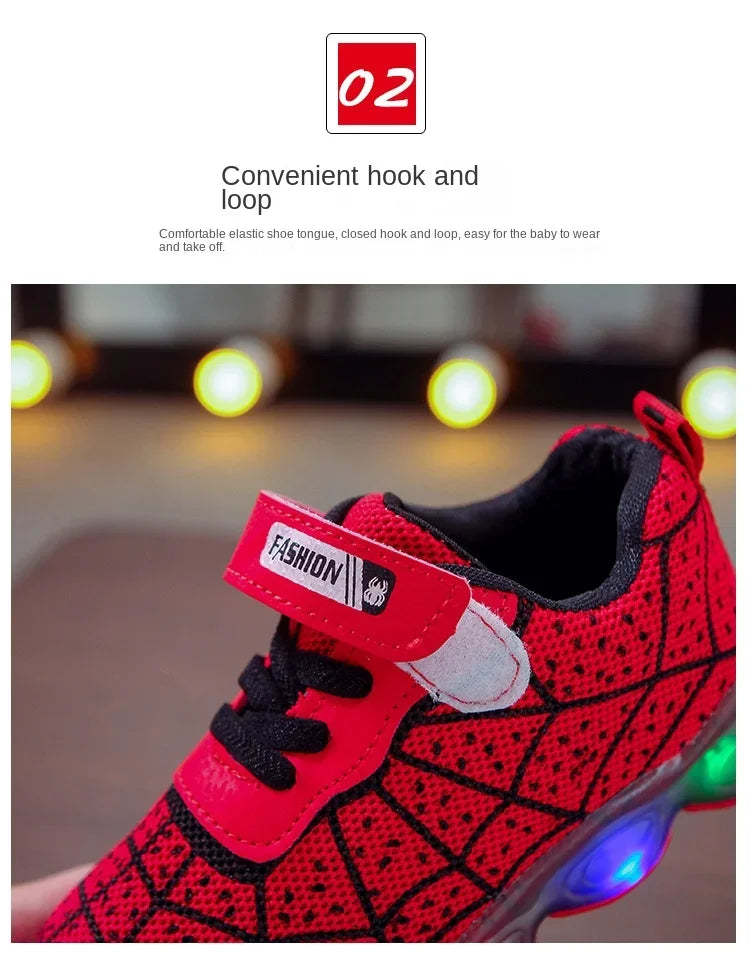 SpiderLight Kids Sneakers for Boys ATHLEXES