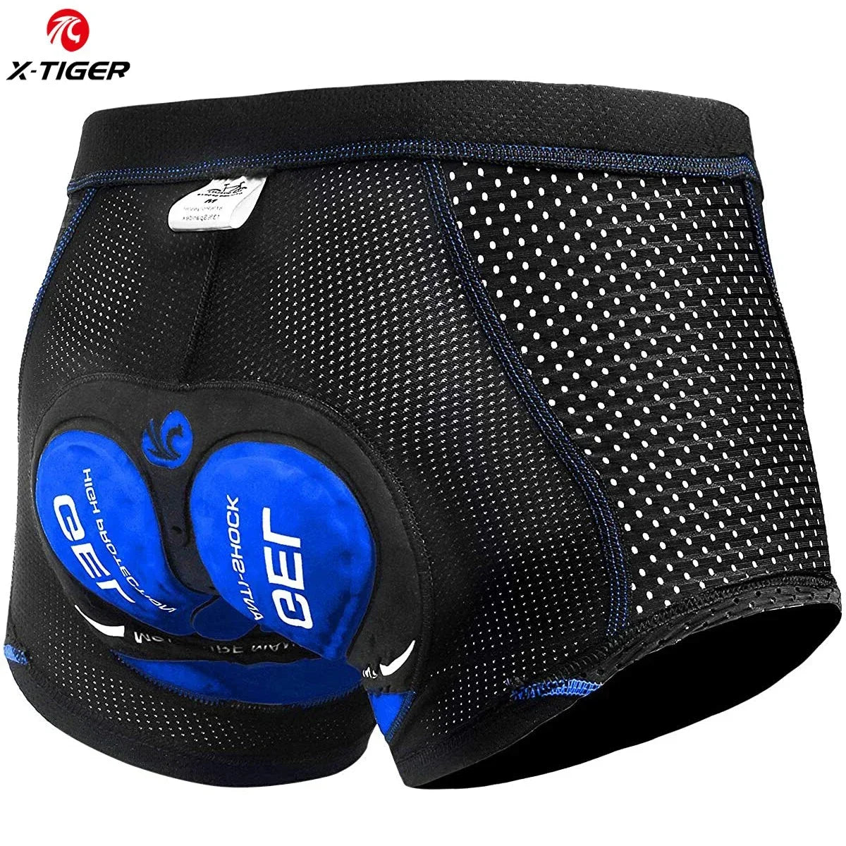 X-TIGER Men's 5D Gel Pad Cycling Shorts ATHLEXES