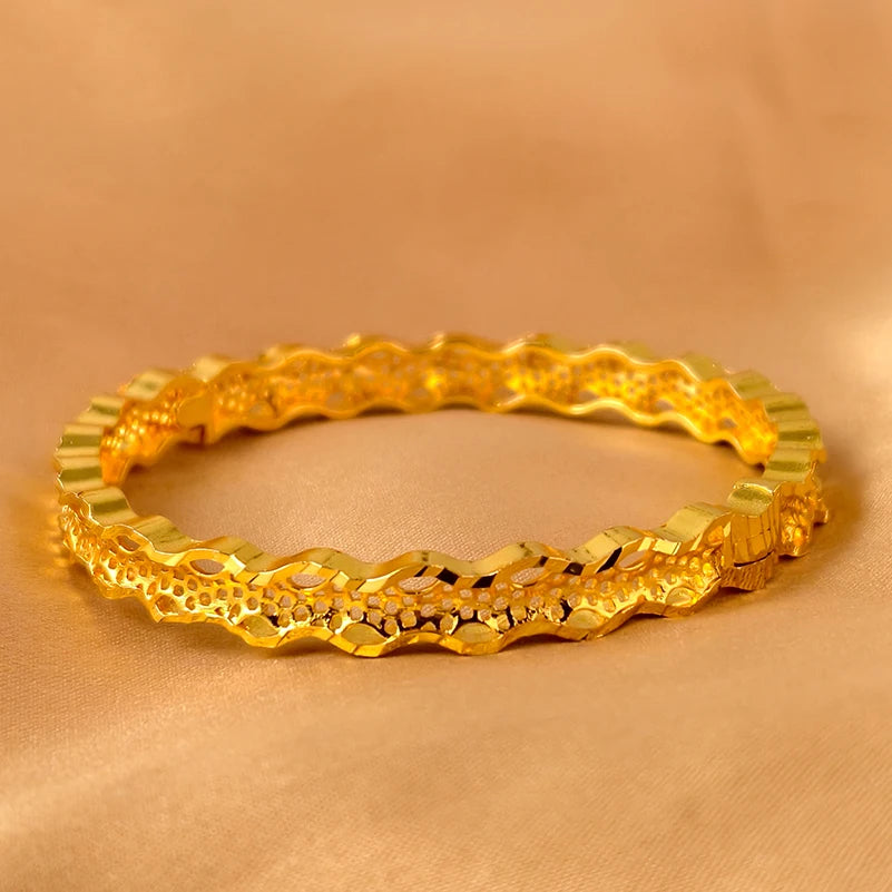 Dubai Turkish Gold Plated Bridal Bangles ATHLEXES