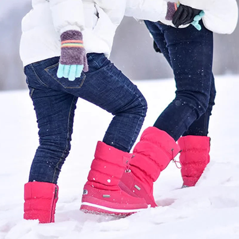 ChicFrost Plush Waterproof Winter Platform Boots ATHLEXES