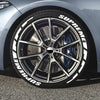 Custom 3D Tire Lettering Stickers for Your Car ATHLEXES