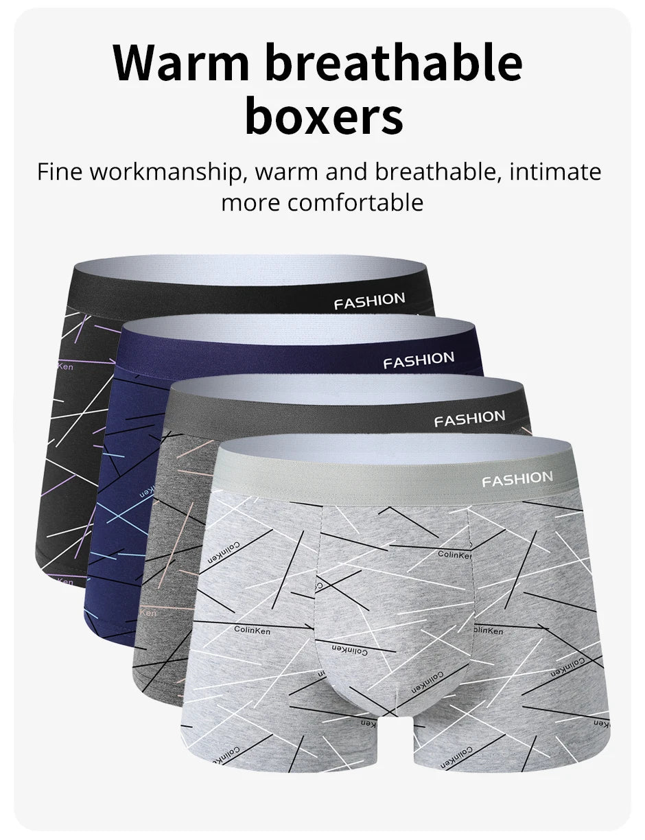 ComfortFit Men's Breathable Boxer Briefs 4 Pack ATHLEXES