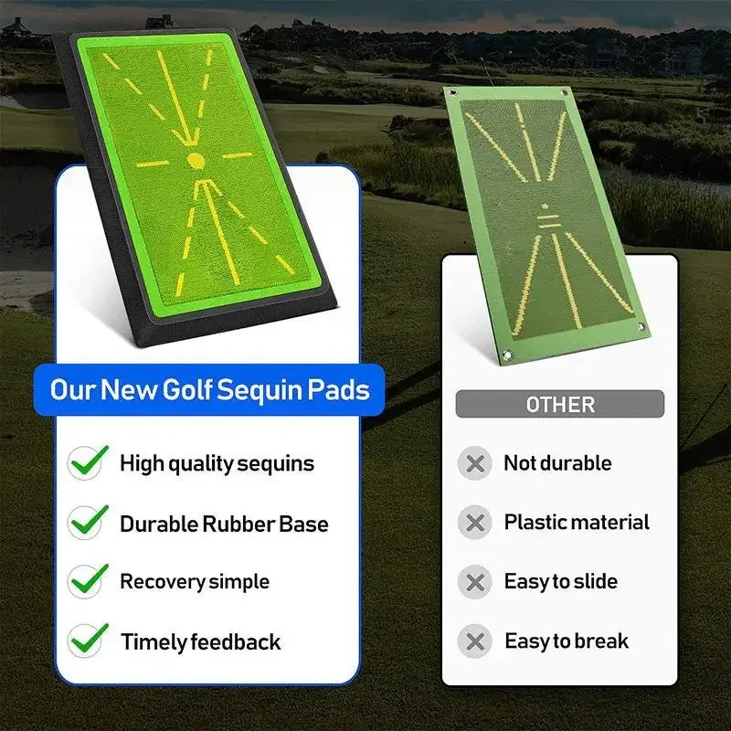 GolfStrike Training Mat for Perfecting Your Swing ATHLEXES