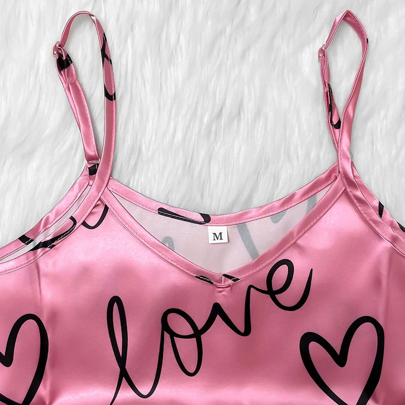 Satin Elegance Pajama Set ATHLEXES