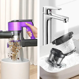 PowerClean Cordless Vacuum for Home and Car ATHLEXES