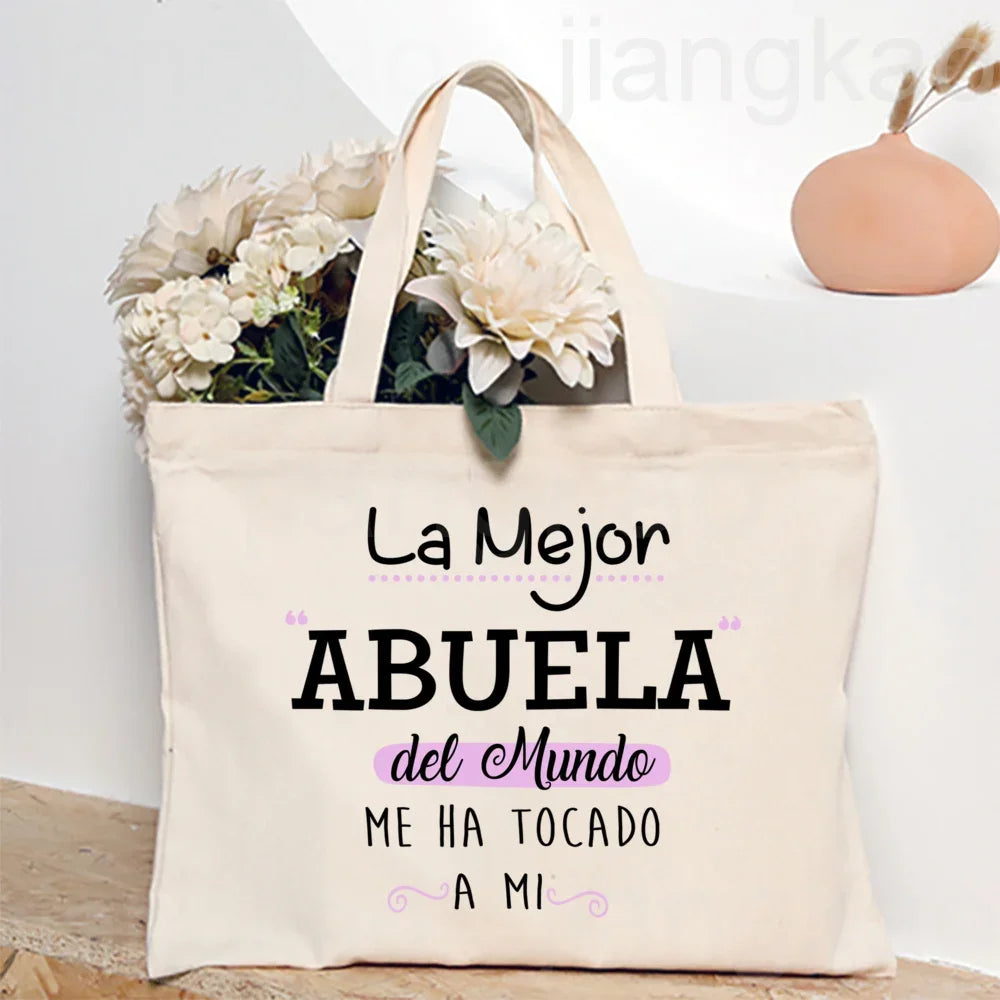 Bulldog Love Canvas Tote Bag ATHLEXES