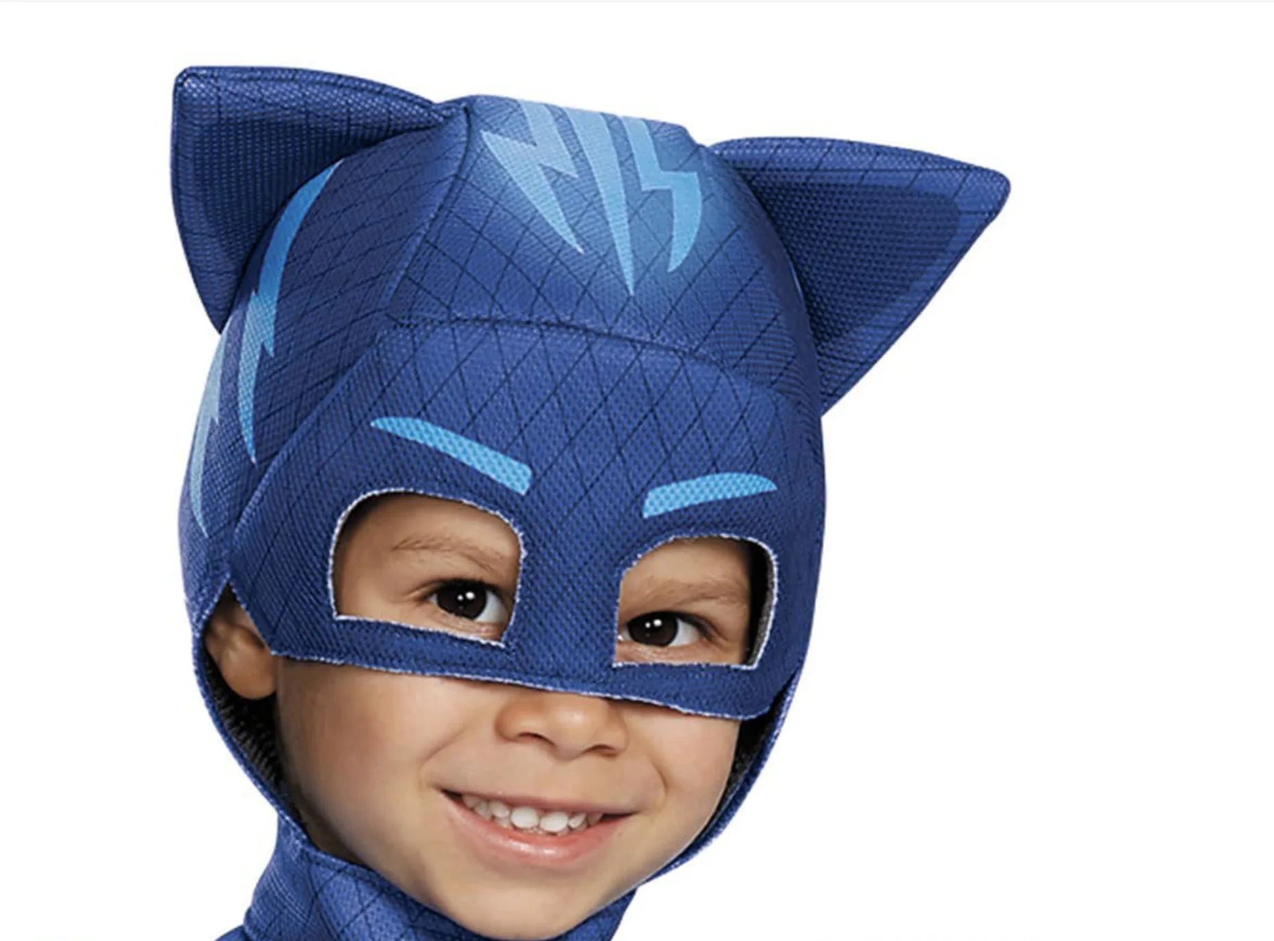 Anime Hero Blue Pajama Costume with Mask Set ATHLEXES