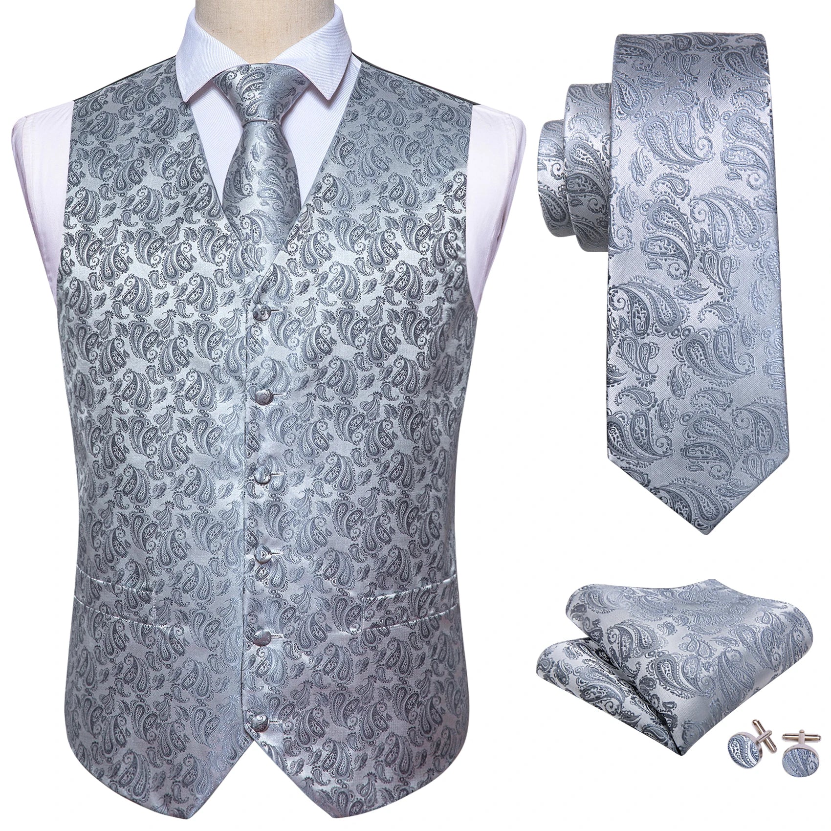 Silken Sophistication Vest Set ATHLEXES
