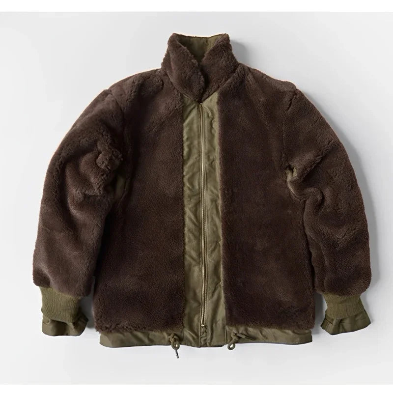 NON STOCK USN N-1 Military Style Warm Coat with Sherpa Lining ATHLEXES
