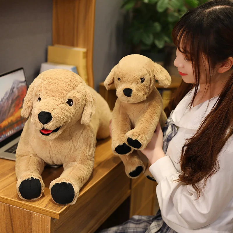 Lifelike Plush Labrador Dog Toy for Kids ATHLEXES