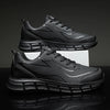 YRZL Black Waterproof Running Shoes for All-Weather Comfort ATHLEXES