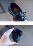 Elegant Bow-Knot Leather Flats for Girls' Events ATHLEXES