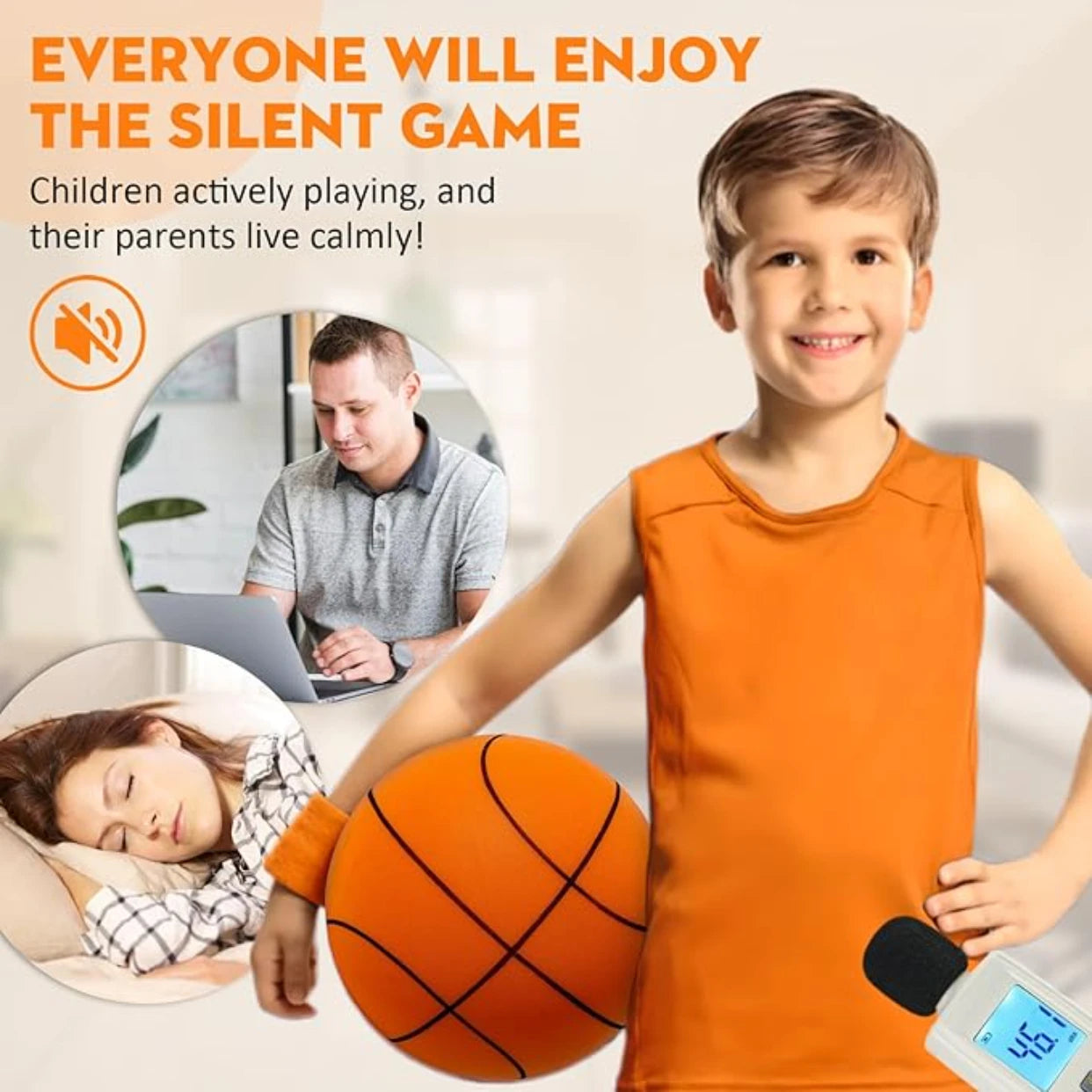 Silent Basketball 2025 Dribble Dream Foam Ball ATHLEXES