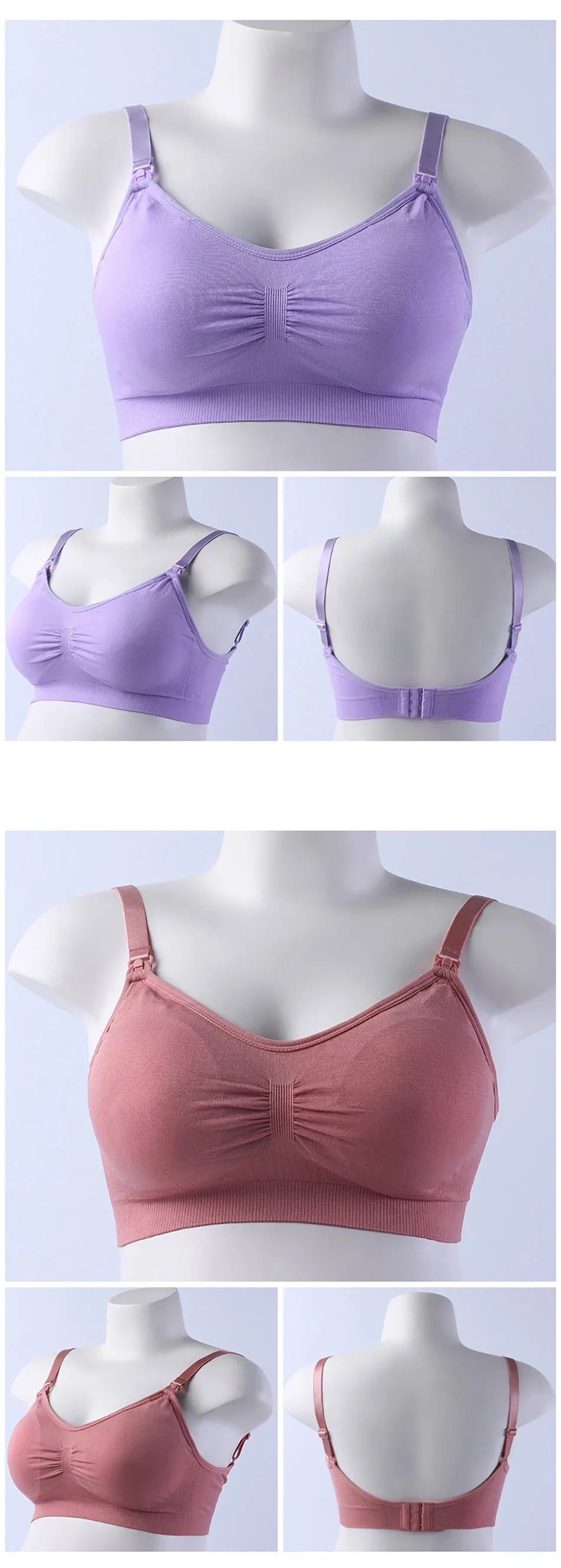 ComfortEase Wireless Nursing Bralette ATHLEXES