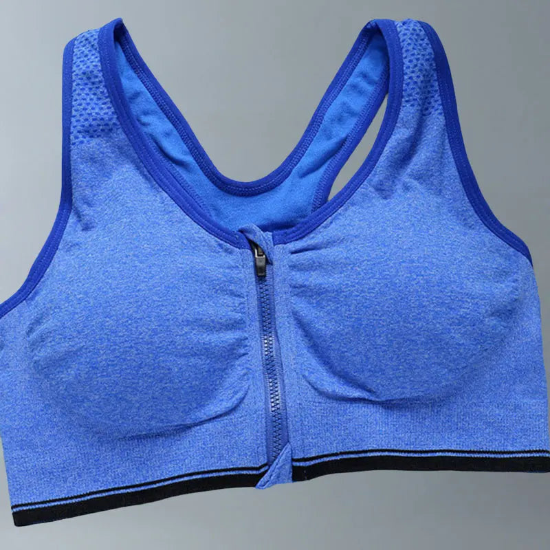 BreatheFit Front Zipper Sports Bra ATHLEXES