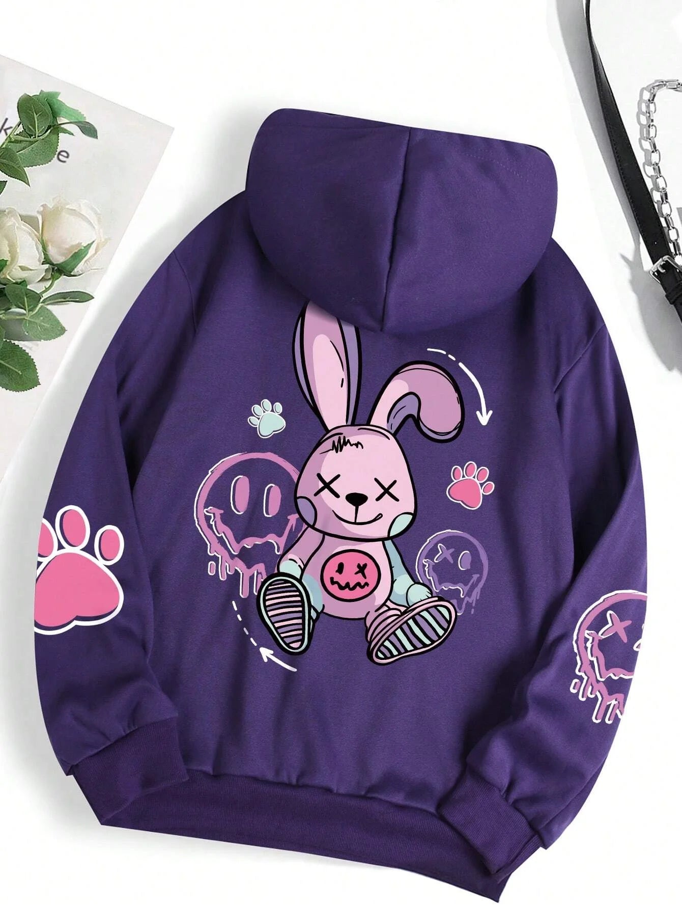 Urban Style Oversized Printed Hoodie for Women ATHLEXES